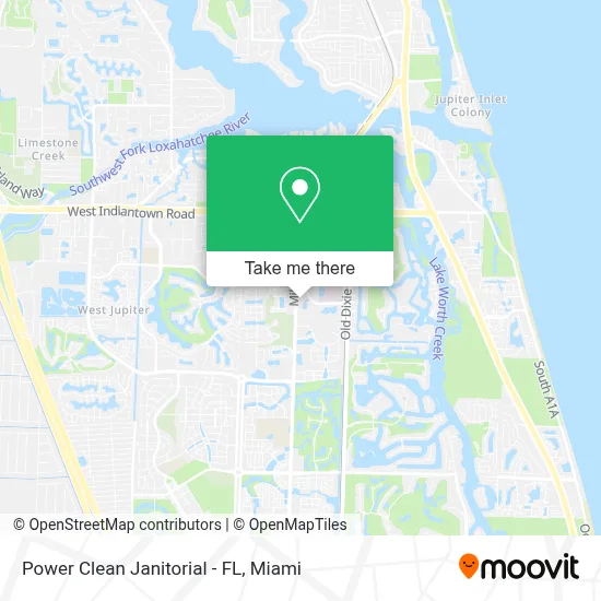 Power Clean Janitorial - FL map