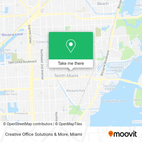 Creative Office Solutions & More map