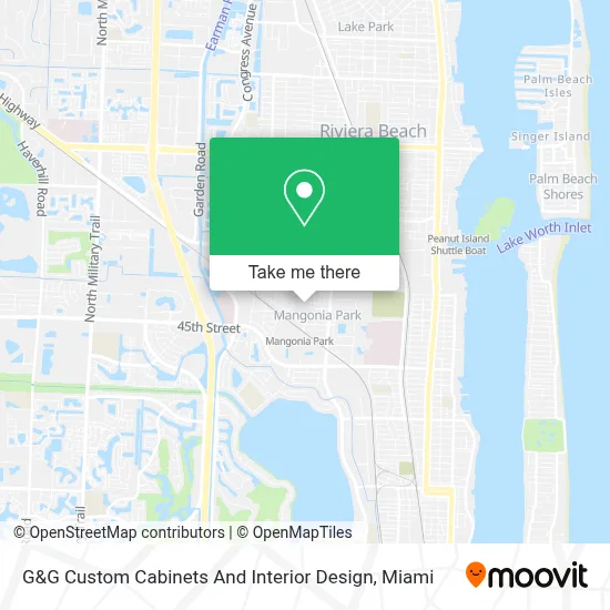 G&G Custom Cabinets And Interior Design map