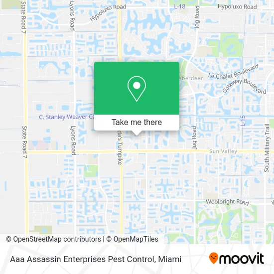 Aaa Assassin Enterprises Pest Control map