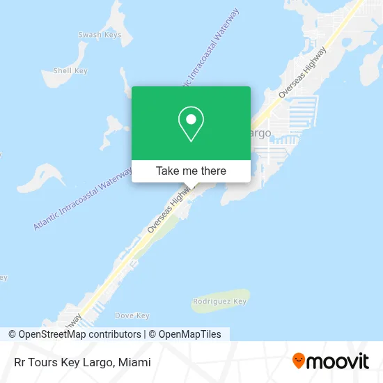 Rr Tours Key Largo map