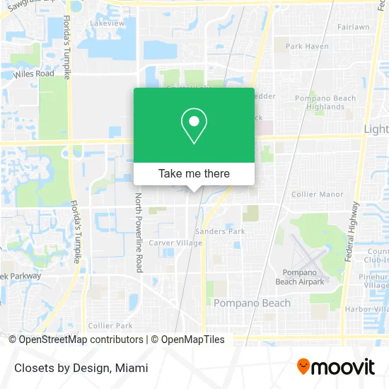 Closets by Design map