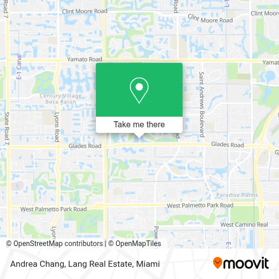 Andrea Chang, Lang Real Estate map