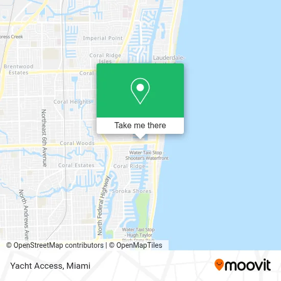 Yacht Access map