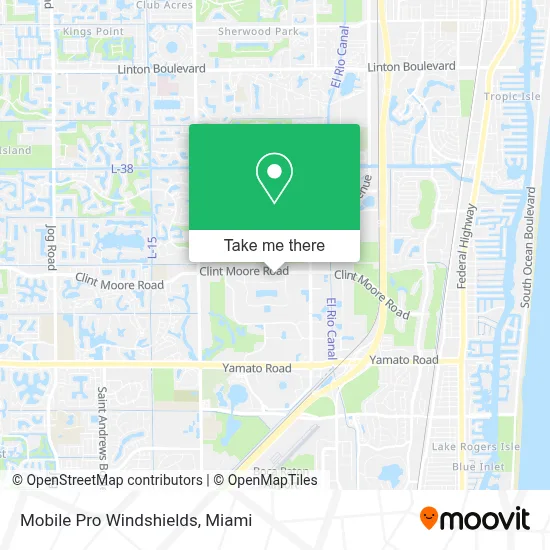 Mobile Pro Windshields map