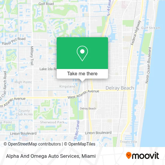 Alpha And Omega Auto Services map