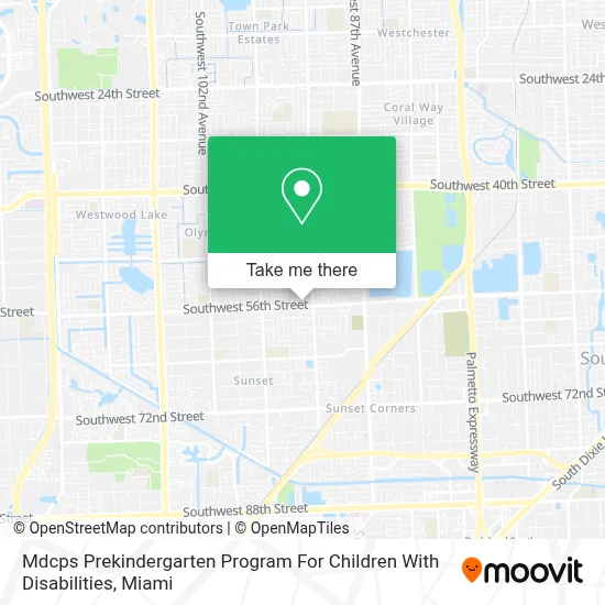 Mdcps Prekindergarten Program For Children With Disabilities map