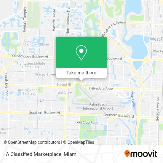 A Classified Marketplace map