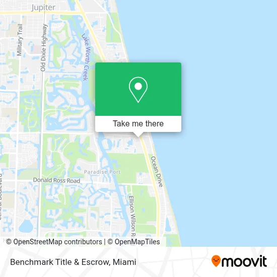 Benchmark Title & Escrow map