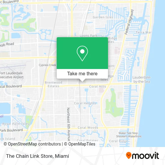 The Chain Link Store map