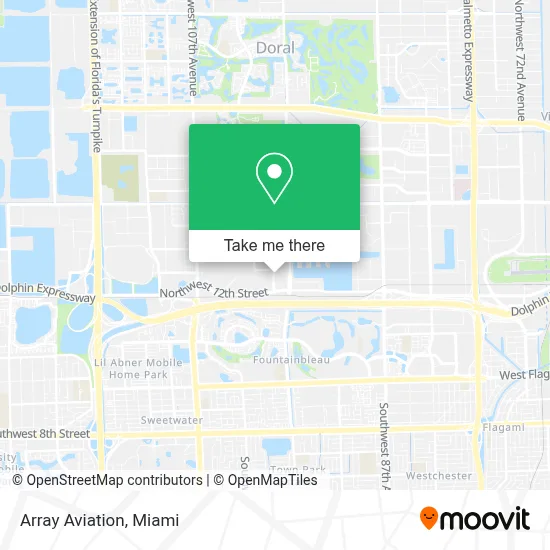Array Aviation map