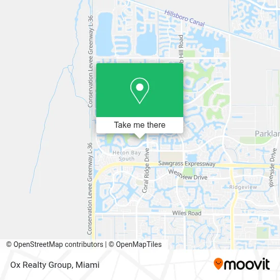 Ox Realty Group map