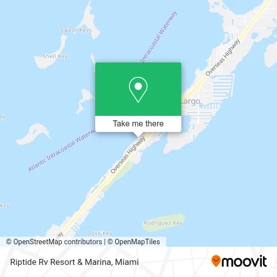 Riptide Rv Resort & Marina map