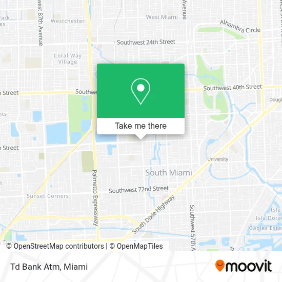 Td Bank Atm map