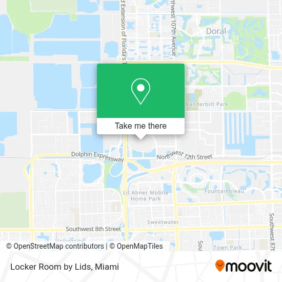Locker Room by Lids map