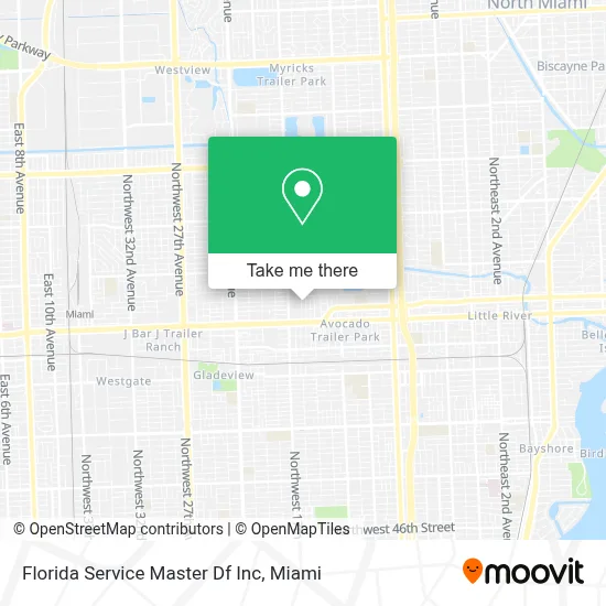 Florida Service Master Df Inc map