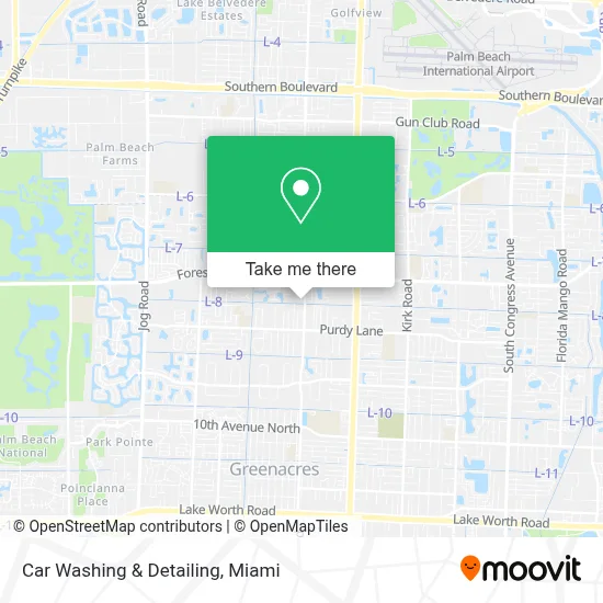 Car Washing & Detailing map