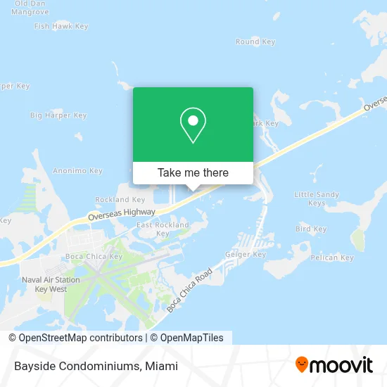 Bayside Condominiums map