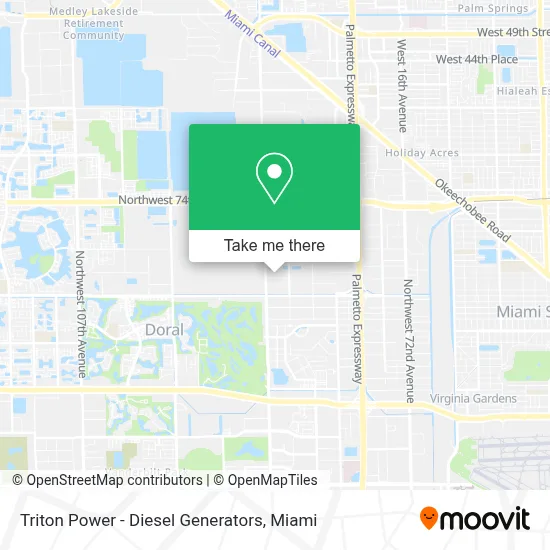 Triton Power - Diesel Generators map