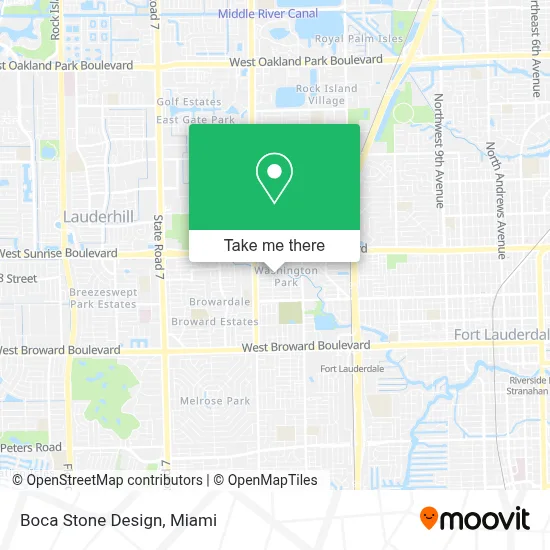 Boca Stone Design map