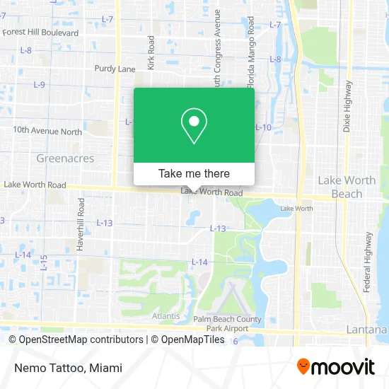 Nemo Tattoo map