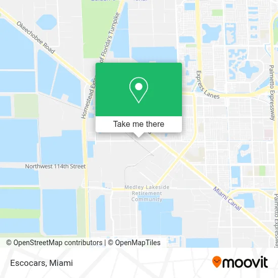 Escocars map