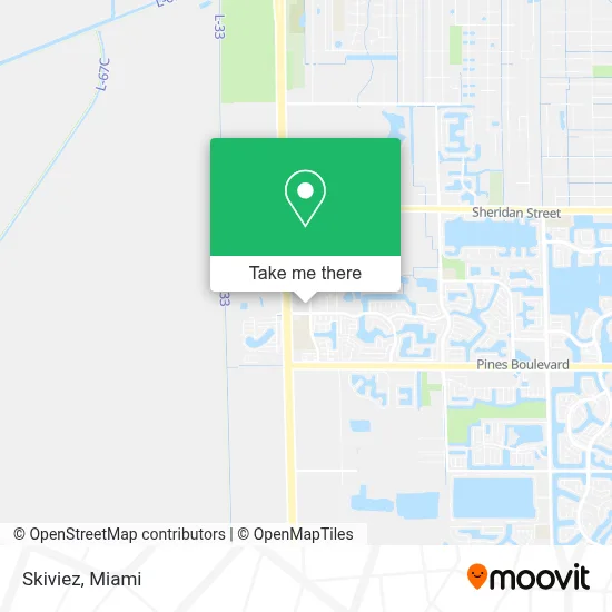 Skiviez map