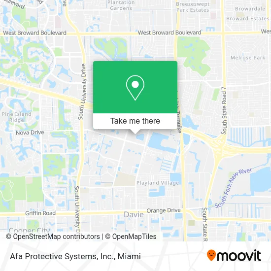 Afa Protective Systems, Inc. map