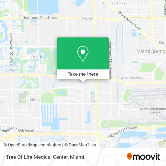 Tree Of Life Medical Center map