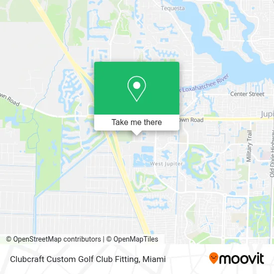 Clubcraft Custom Golf Club Fitting map