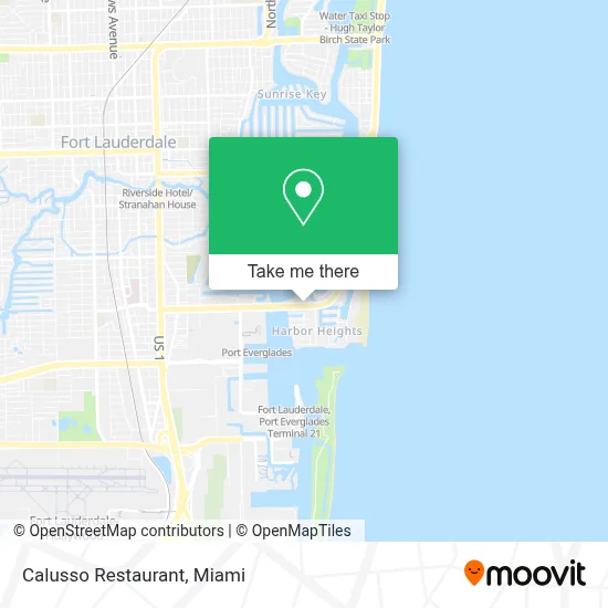 Calusso Restaurant map