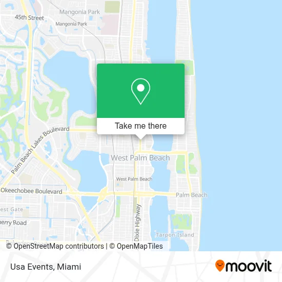 Usa Events map