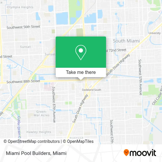 Miami Pool Builders map