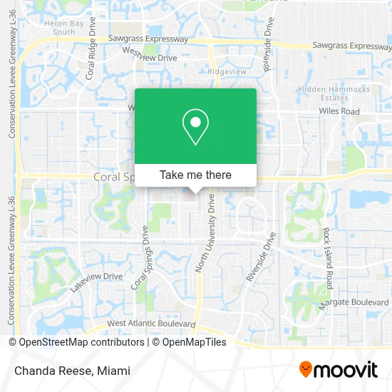 Chanda Reese map