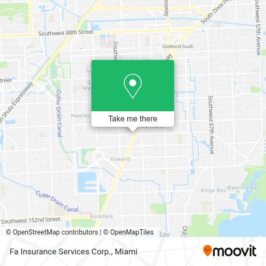 Fa Insurance Services Corp. map
