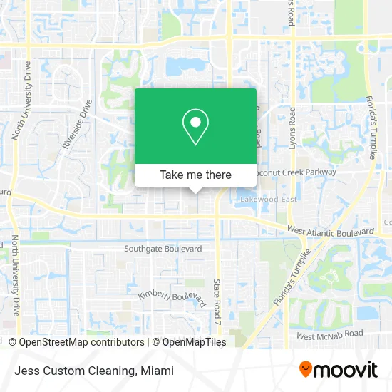 Jess Custom Cleaning map
