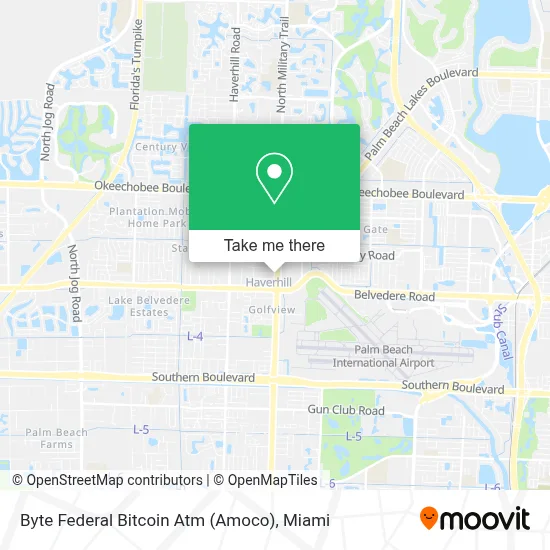 Byte Federal Bitcoin Atm (Amoco) map