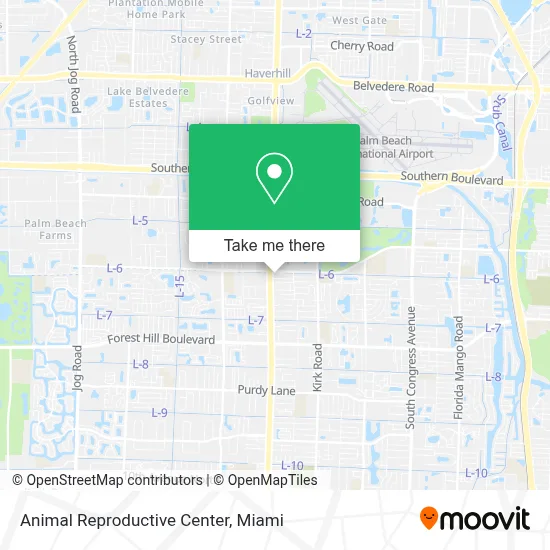 Animal Reproductive Center map