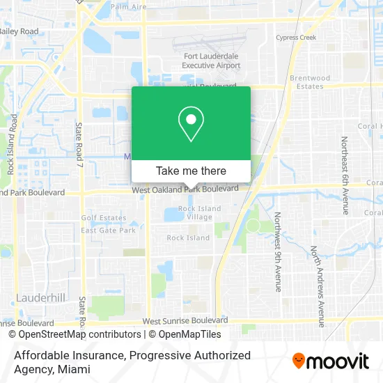 Affordable Insurance, Progressive Authorized Agency map