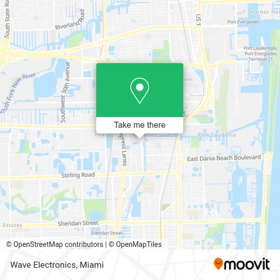 Wave Electronics map