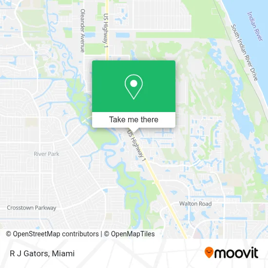 R J Gators map