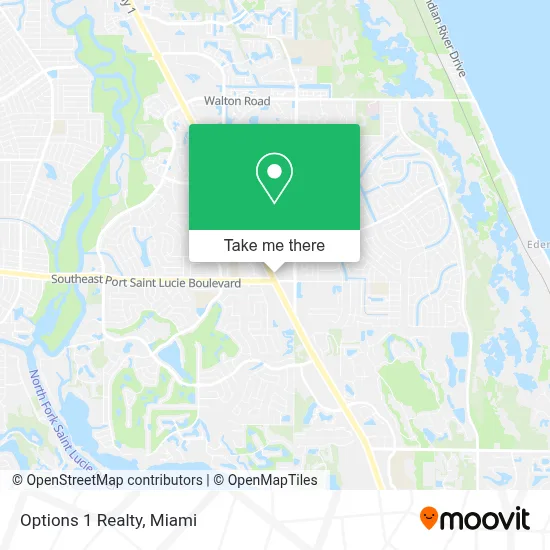 Options 1 Realty map