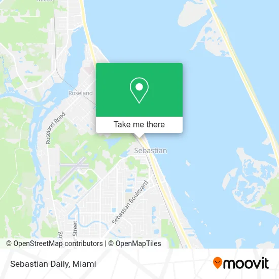 Sebastian Daily map