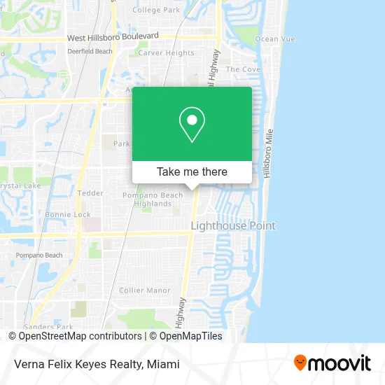 Verna Felix Keyes Realty map