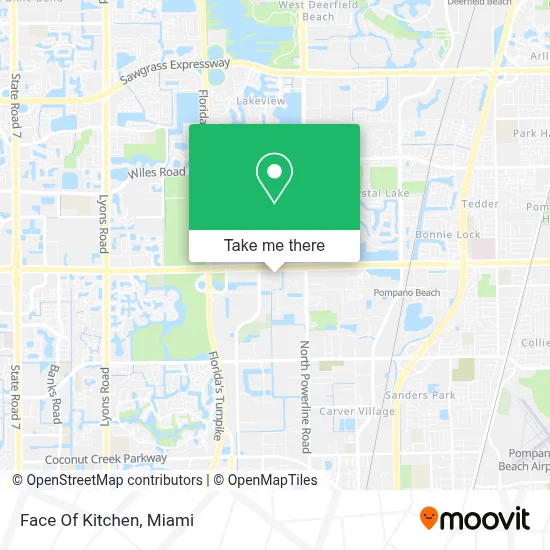 Face Of Kitchen map