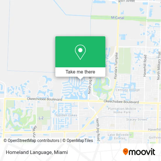 Homeland Language map