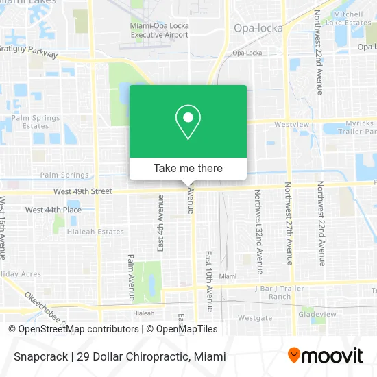 Snapcrack | 29 Dollar Chiropractic map