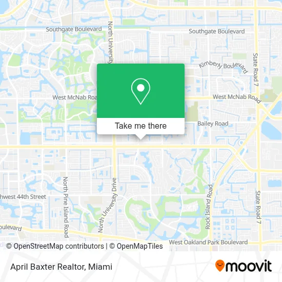April Baxter Realtor map