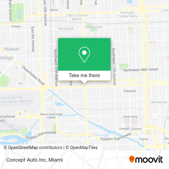 Concept Auto Inc map