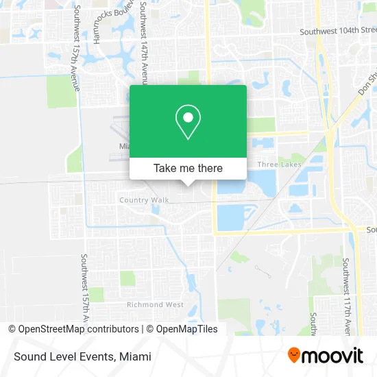 Sound Level Events map